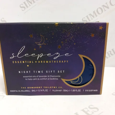 BOXED SLEEPEZE ESSENTIAL AROMATHERAPY NIGHT TIME GIFT SET