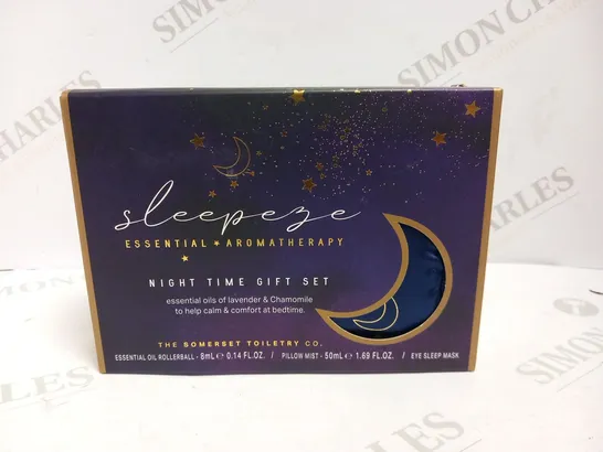 BOXED SLEEPEZE ESSENTIAL AROMATHERAPY NIGHT TIME GIFT SET