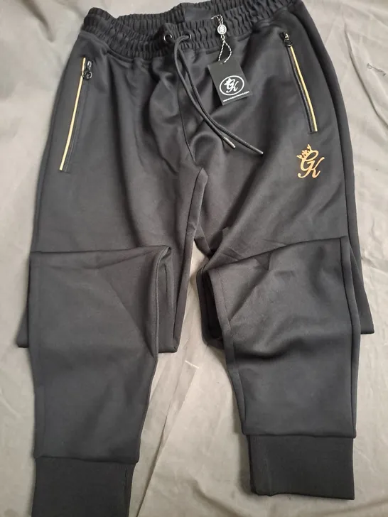 THE GYM KING POLY PANTS, BLACK - SIZE M