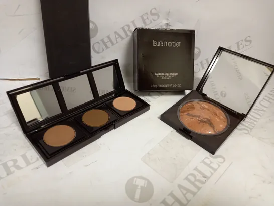 LOT OF 2 LAURA MERCIER PRODUCTS TO INCLUDE BAKED BLUSH BRONZE - RITUAL & CUSTOM CONTOUR COMPACT 