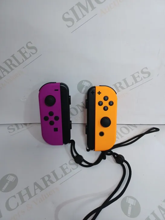 NINTENDO SWITCH JOY-CON CONTROLLER PAIR NEON PURPLE & NEON ORANGE