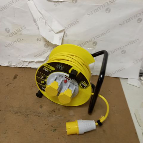 MASTERPLUG 110V SITE POWER TWO SOCKET CABLE REEL