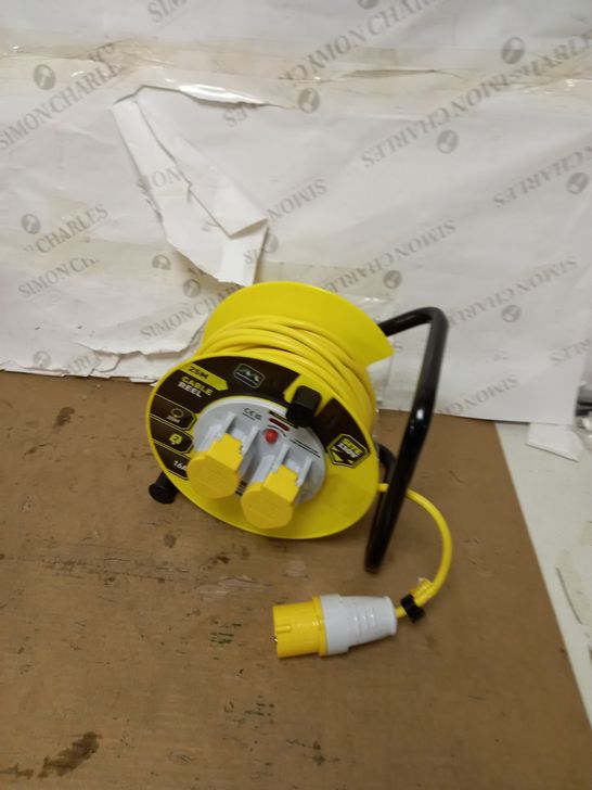 MASTERPLUG 110V SITE POWER TWO SOCKET CABLE REEL