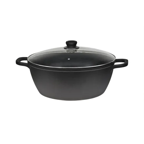 BOXED NEA STOCK POT WITH LID / SIZE: 44cm