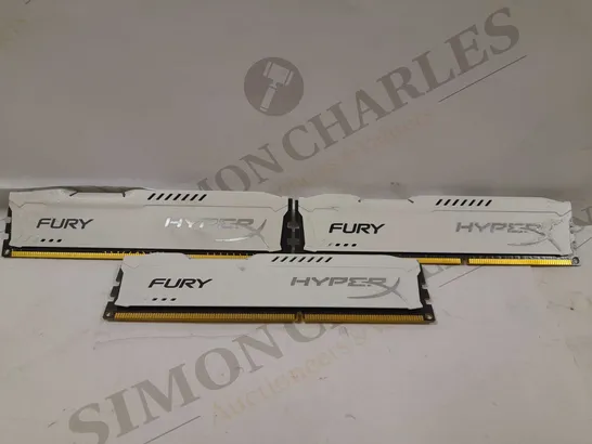 KINGSTON 8GB(2X4GB) HX318C10FWK2/8 HYPERX FURY WHITE DDR3