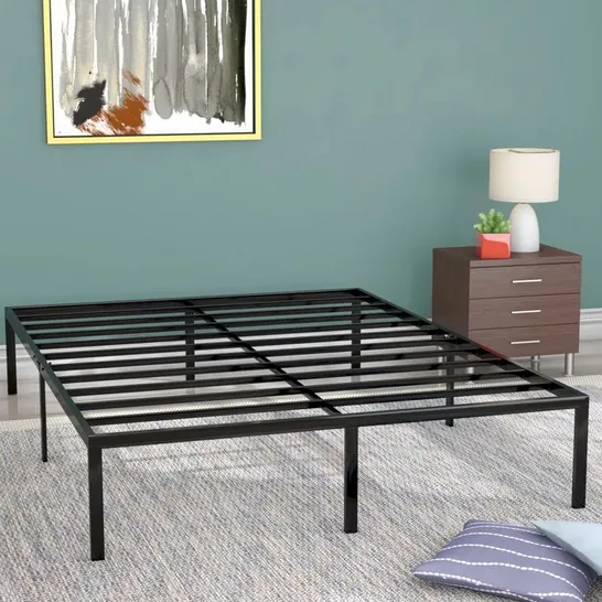 BOXED BARBIERI DOUBLE PLATFORM BED - SIZE UNSPECIFIED (1 BOX)