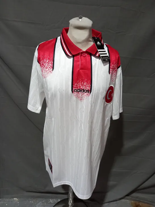 ADIDAS TURKEY NATIONAL FOOTBALL TEAM JERSEY SIZE MEDIUM 