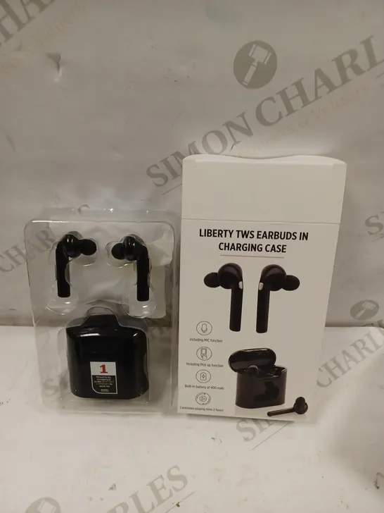 LIBERTY TWS EARBUDS WITH CHARGING CASE 