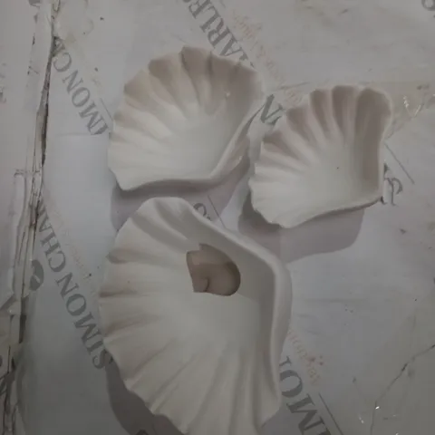 BOXED K BY KELLY HOPPEN CHOICE OF SMALL SEA SCULPTURES DECOR SET OF 3