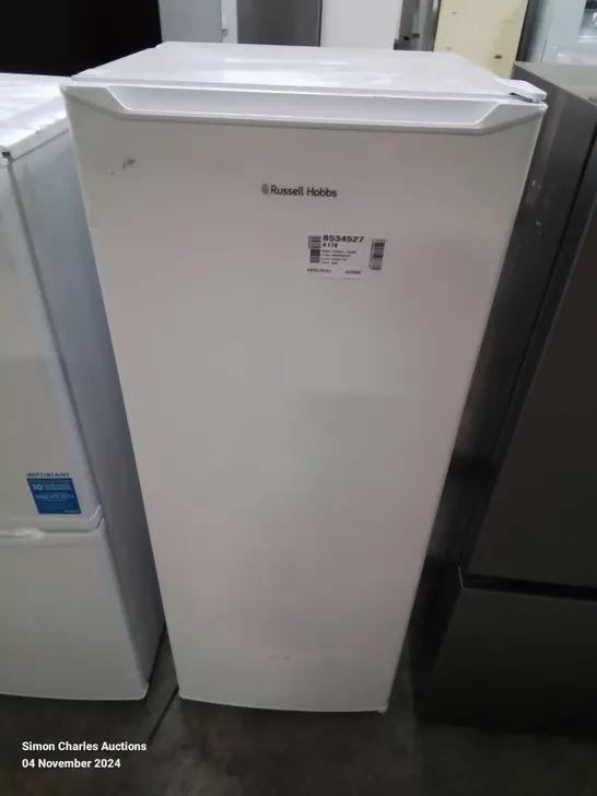 RUSSELL HOBBS 168 LITRE WHITE FREESTANDING FREEZER - UNPROCESSED RAW RETURN