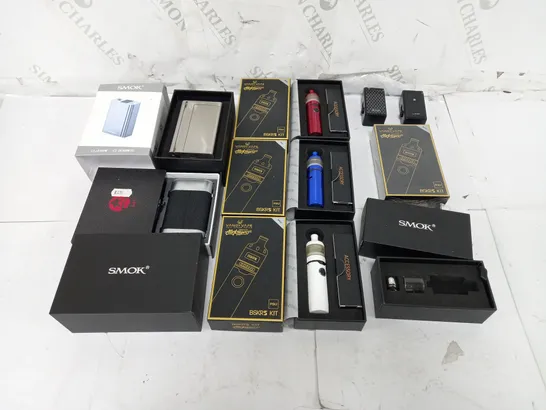 ASSORTED BOXED AND UNBOXED VAPES TO INCLUDE SMOK, VANDYVAPES, AND LAND 
