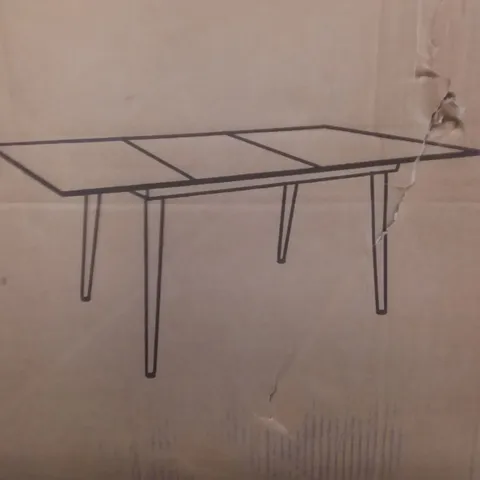 BOXED DINING TABLE 1280×880×150MM