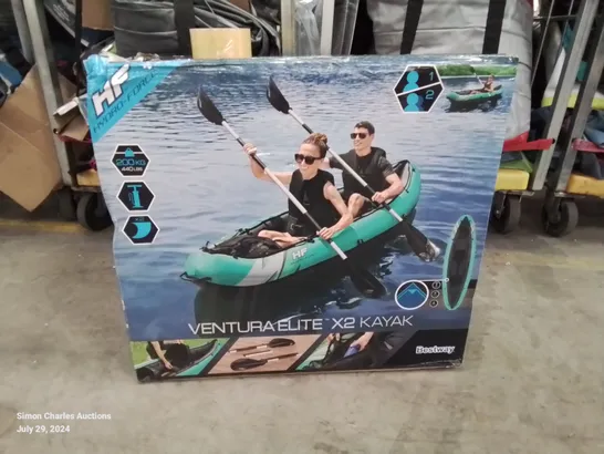 BOXED BESTWAY VENTURA ELITE X2 PERSON INFLATABLE KAYAK 