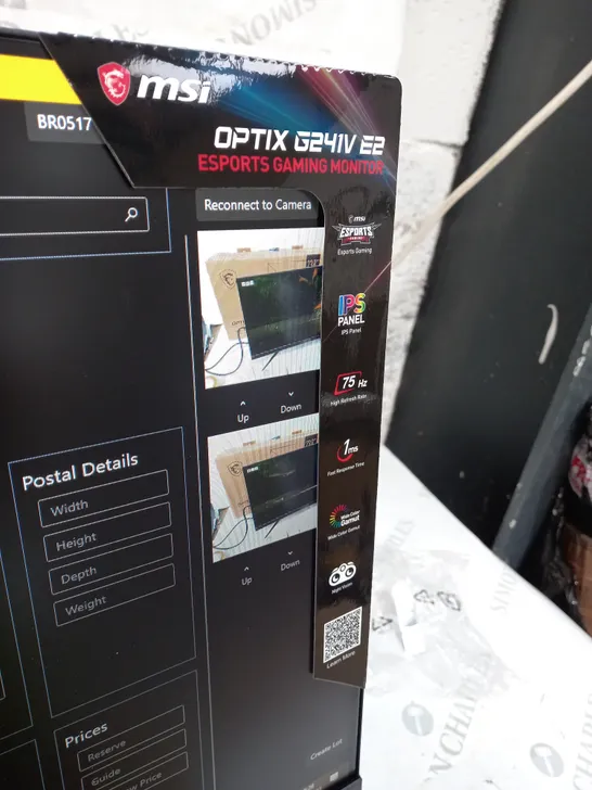 BOXED OPTIX G241V GAMING MONITOR