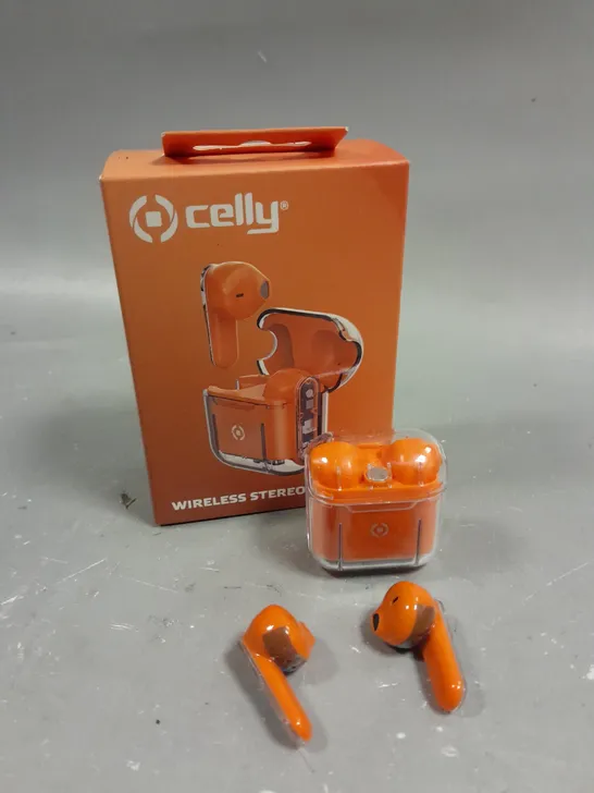 BOXED CELLY WIRELESS STEREO EARPHONES 