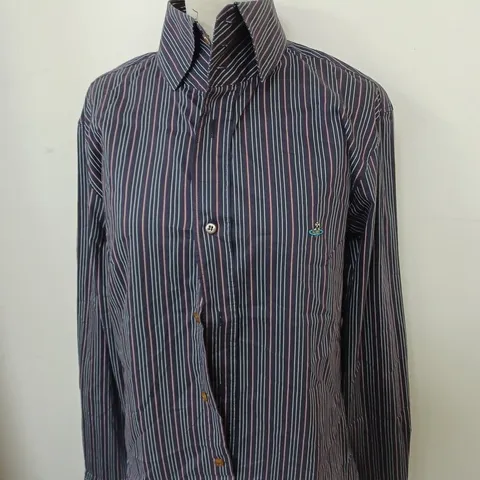 VIVIENNE WESTWOOD PIN STRIPPED BUTTON SHIRT SIZE UNSPECIFIED