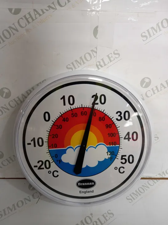 SET OF 3 BRANNAN 300MM RAINBOW DIAL THERMOMETER