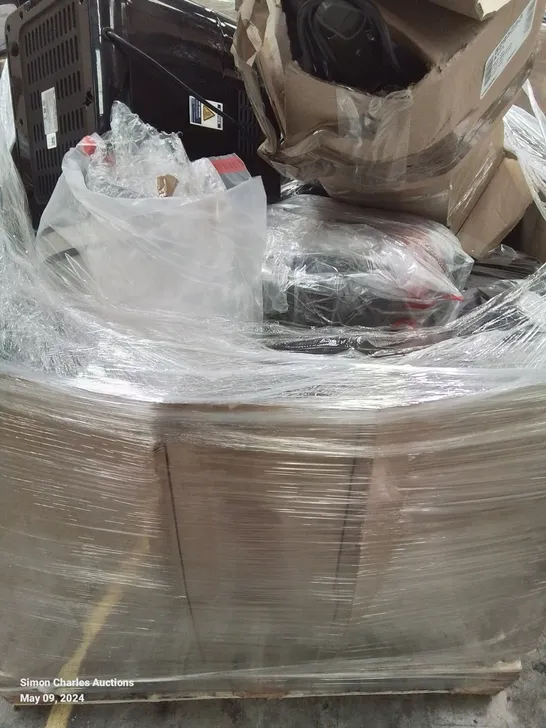 PALLET OF APPROXIMATELY 21 UNPROCESSED RAW RETURN HOUSEHOLD AND ELECTRICAL GOODS TO INCLUDE;