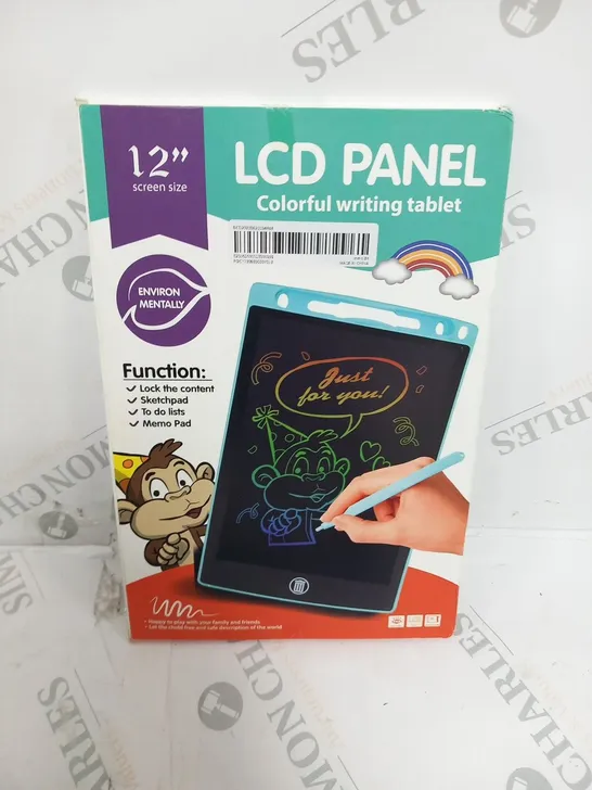 FIVE BOXED 12" SCREEN SIZE LCD PANEL COLORFUL WRITING TABLET