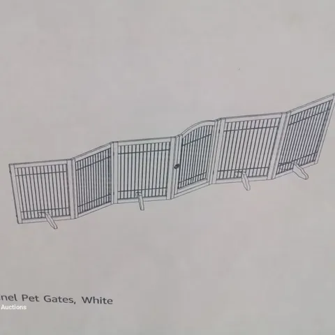 BOXED 6 PANEL PET GATE ENCLOSURE 