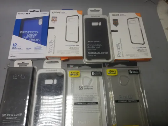 LOT OF APPROXIMATELY 60 ASSORTED MOBILE PHONE CASES AND SCREEN PROTECTORS