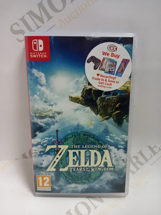 NINTENDO SWITCH THE LEGEND OF ZELDA TEARS OF THE KINGDOM GAME