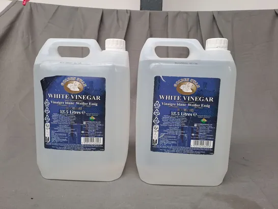 LOT OF 4 GOLDEN SWAN WHITE VINEGAR - COLLECTION ONLY