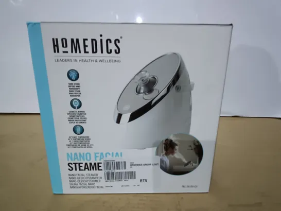 BOXED HOMEDICS NANO FACIAL STEAMER