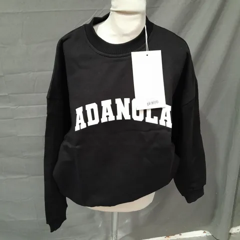 ADANOLA VAR SWEAT BLACK - SMALL