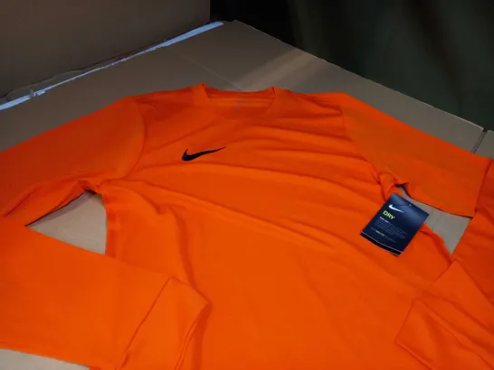 NIKE DRI-FIT VIBRANT ORANGE BASE LAYER - SMALL