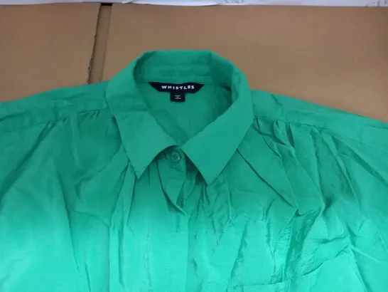 WHISTLES GREEN SHIRT - S