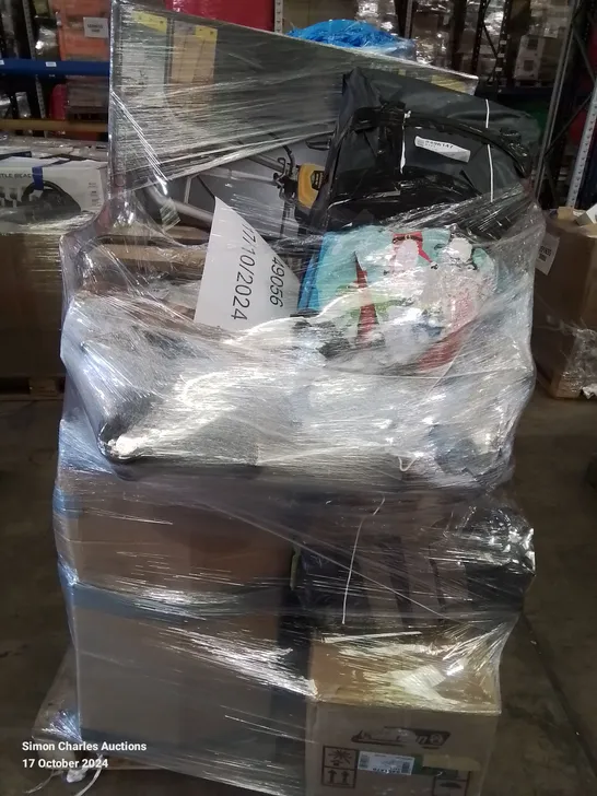 PALLET OF APPROXIMATELY 14 UNPROCESSED RAW RETURN HOUSEHOLD AND ELECTRICAL GOODS TO INCLUDE;