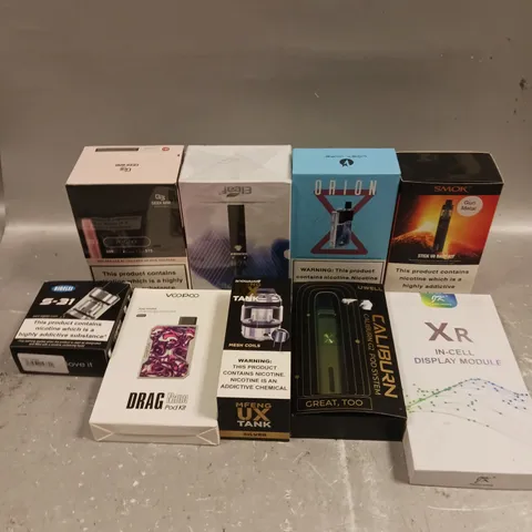 APPROXIMATELY 15 ASSORTED VAPING PRODUCTS & ACCESSORIES 