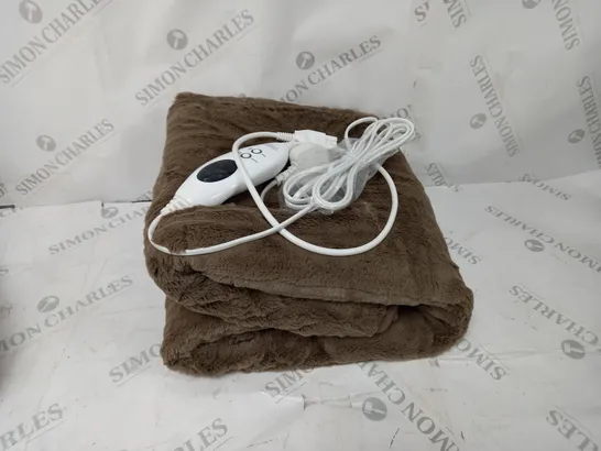 BOXED COZEE HOME VELVET SOFT HEAT THROW IN DARK TAUPE 