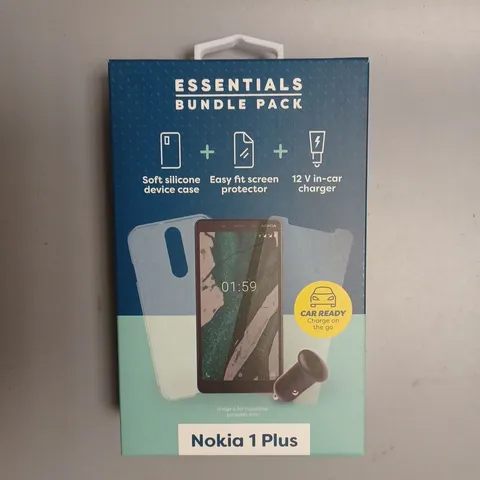 4 BRAND NEW BOXED ESSENTIAL BUNDLE PACKS FOR NOKIA 1 PLUS