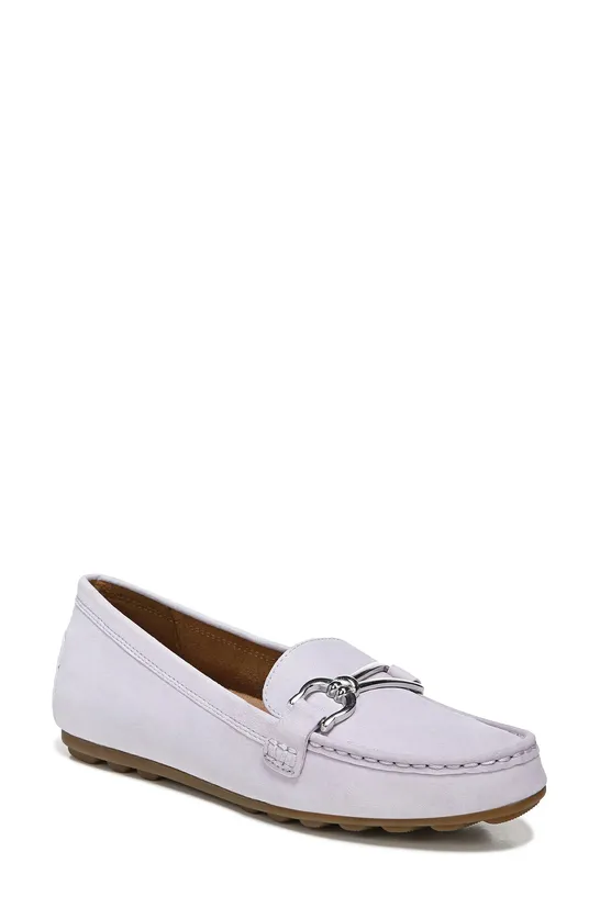 NATURALIZER BLUE DEMUR BIT SLIP-ON WAVE LILAC SUEDE SHOES 