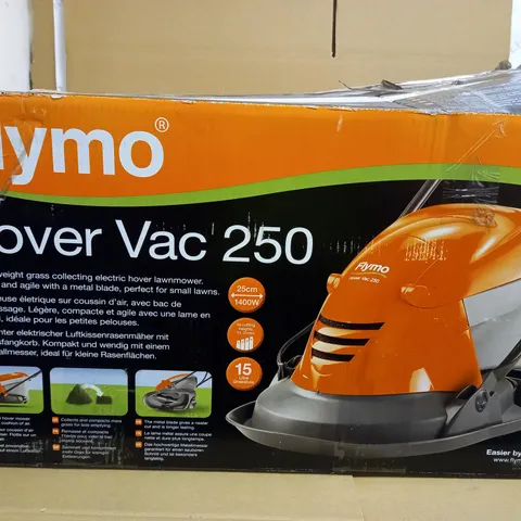 FLYMO HOVER VAC 250 ELECTRIC HOVER COLLECT LAWNMOWER