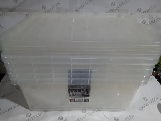 5 WHAM CRYSTAL 45 LITRE BOX & LIDS