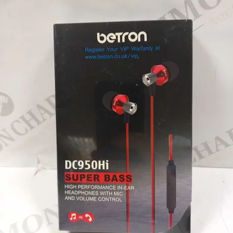 BOXED AND SEALED BETRON DC950HI SUPER BASS HIGH PERFORMANCE IN EAR HEADPHONES