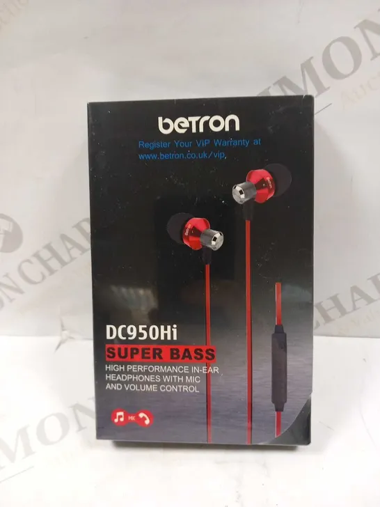 BOXED AND SEALED BETRON DC950HI SUPER BASS HIGH PERFORMANCE IN EAR HEADPHONES