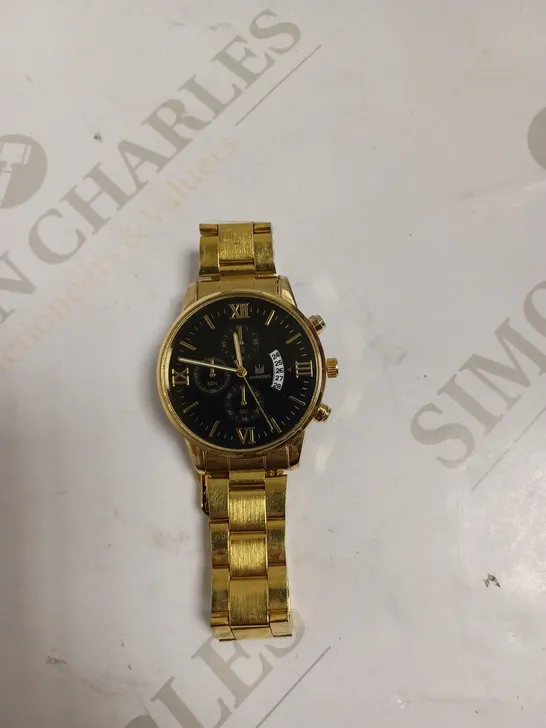 SHAARMS GOLD MENS WATCH