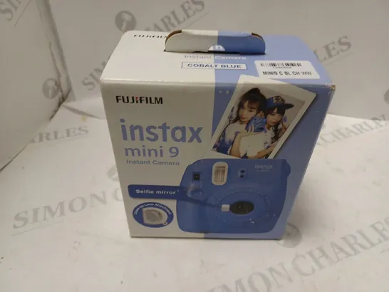 BOXED FUJIFILM INSTAX MINI 9 CAMERA - COBALT