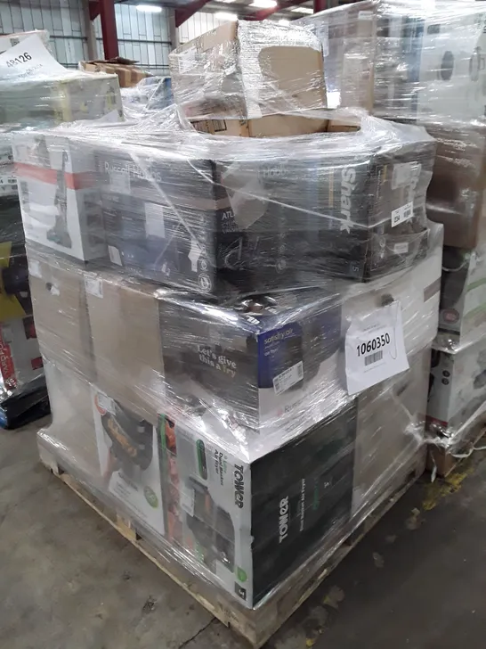 PALLET OF APPROXIMATELY 17 UNPROCESSED RAW RETURN HOUSEHOLD AND ELECTRICAL GOODS TO INCLUDE;