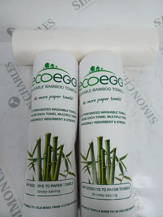 ECOEGG REUSABLE BAMBOO TOWEL SET