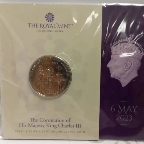 THE ROYAL MINT THE CORONATION OF HIS MAJESTY KING CHARLES III - MAY 2023