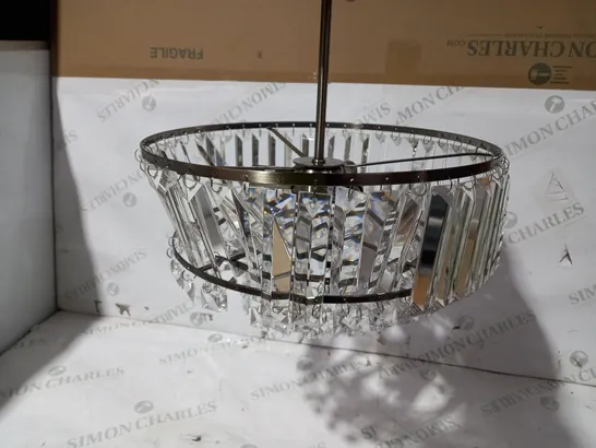 DESIGNER STYLE CRYSTAL EFFECT CEILING LIGHT