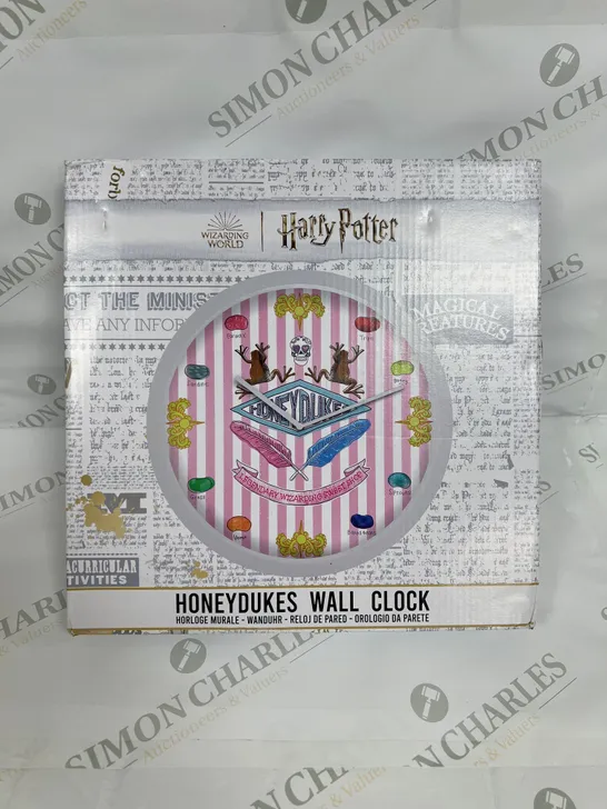 HARRY POTTER HONEYDUKES WALL CLOCK 