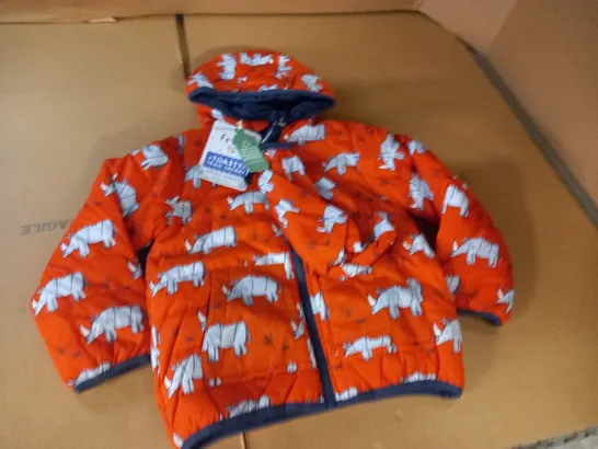 FRUGI TOASTY TRAIL JACKET IN RHINO - 6/7 YEARS