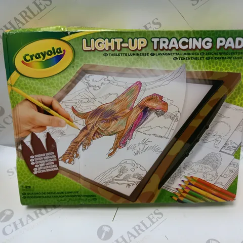 BOXED CRAYOLA DINOSAUR LIGHT-UP TRACING PAD