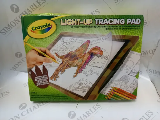 BOXED CRAYOLA DINOSAUR LIGHT-UP TRACING PAD RRP £26.99